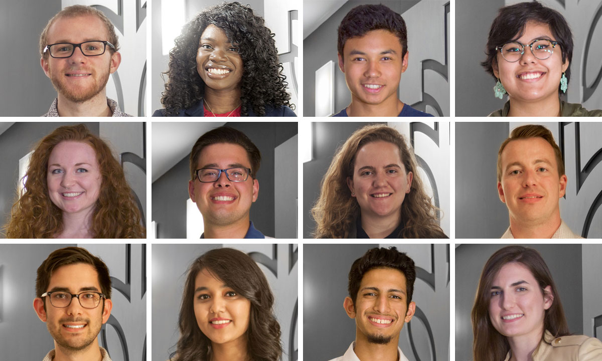 head shots of a few student ambassadors