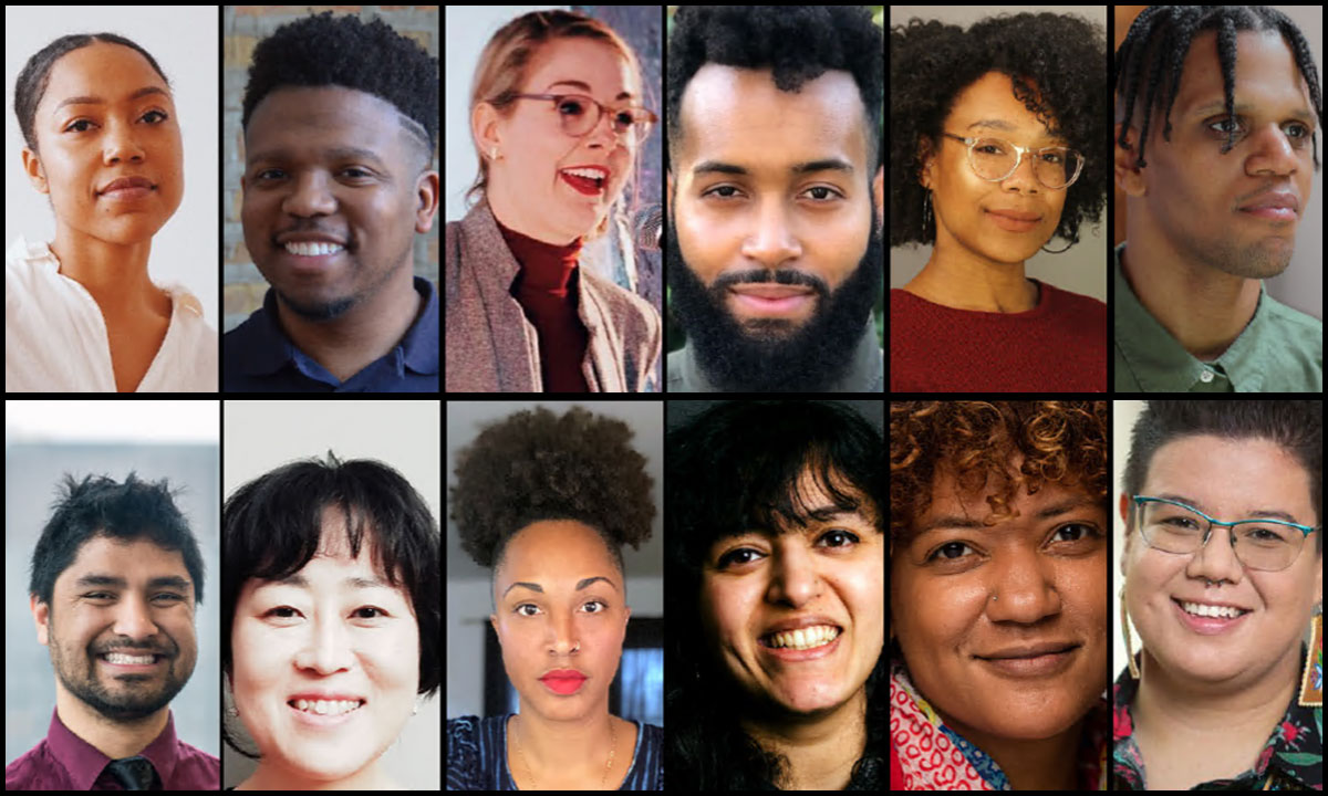 collage of about ten speakers