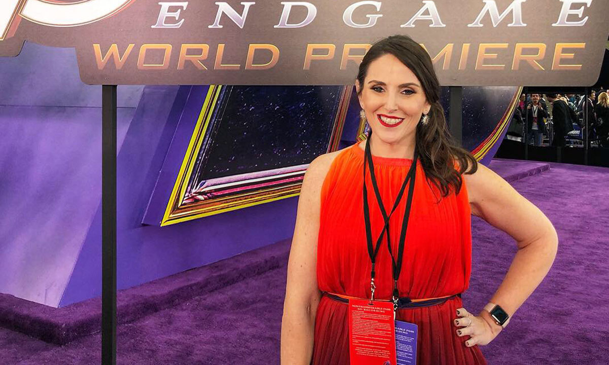 Alex attending movie world premiere