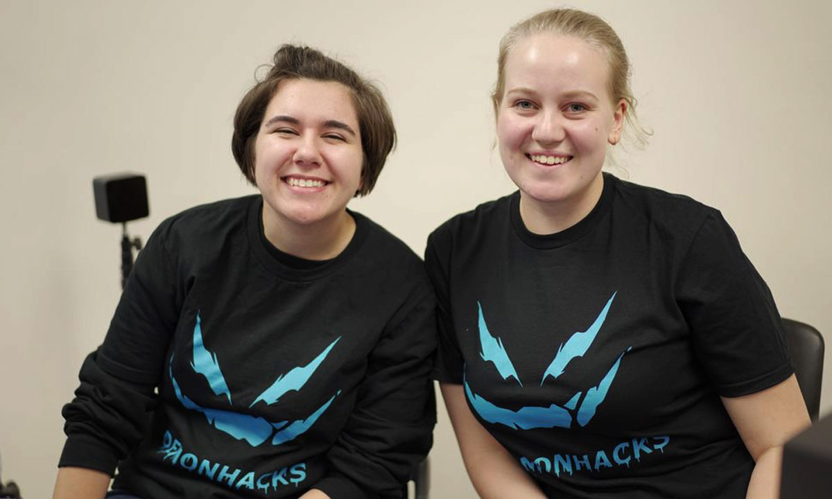 two female students